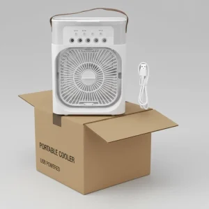 پنکه مه‌پاش رومیزی شارژی