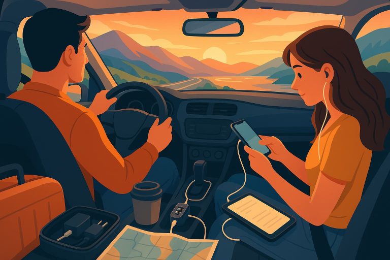 شارژر فندکی برای مسافرت طولانی