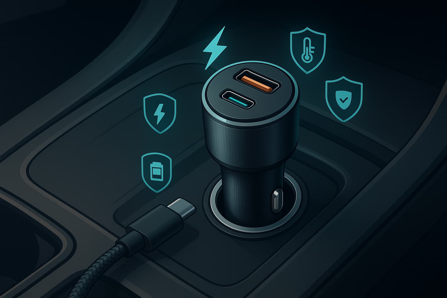 ویژگی‌های شارژر فندکی