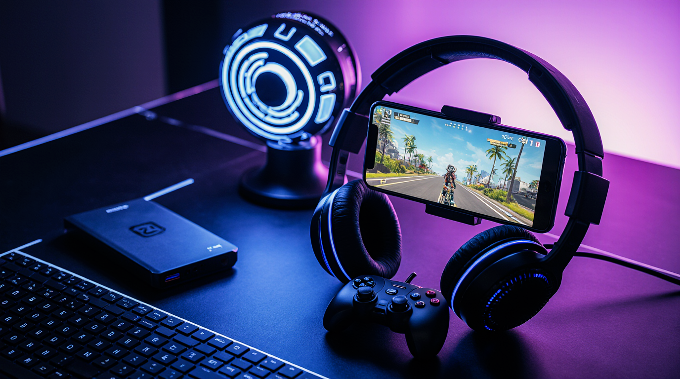 نورپردازی محیط بازی برای تمرکز و تجربه حرفه‌ای