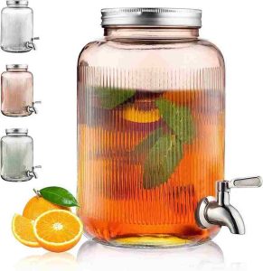 کلمن شیشه ای شیردار