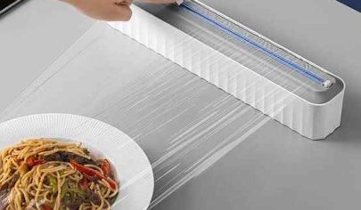 بسته‌بندی مواد غذایی با کمک دستگاه برش سلفون