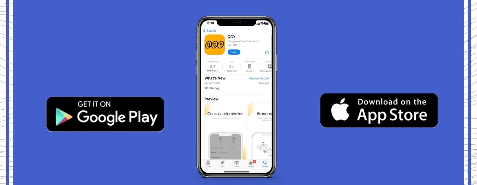  اتصال هندزفری QCY به اپلیکیشن