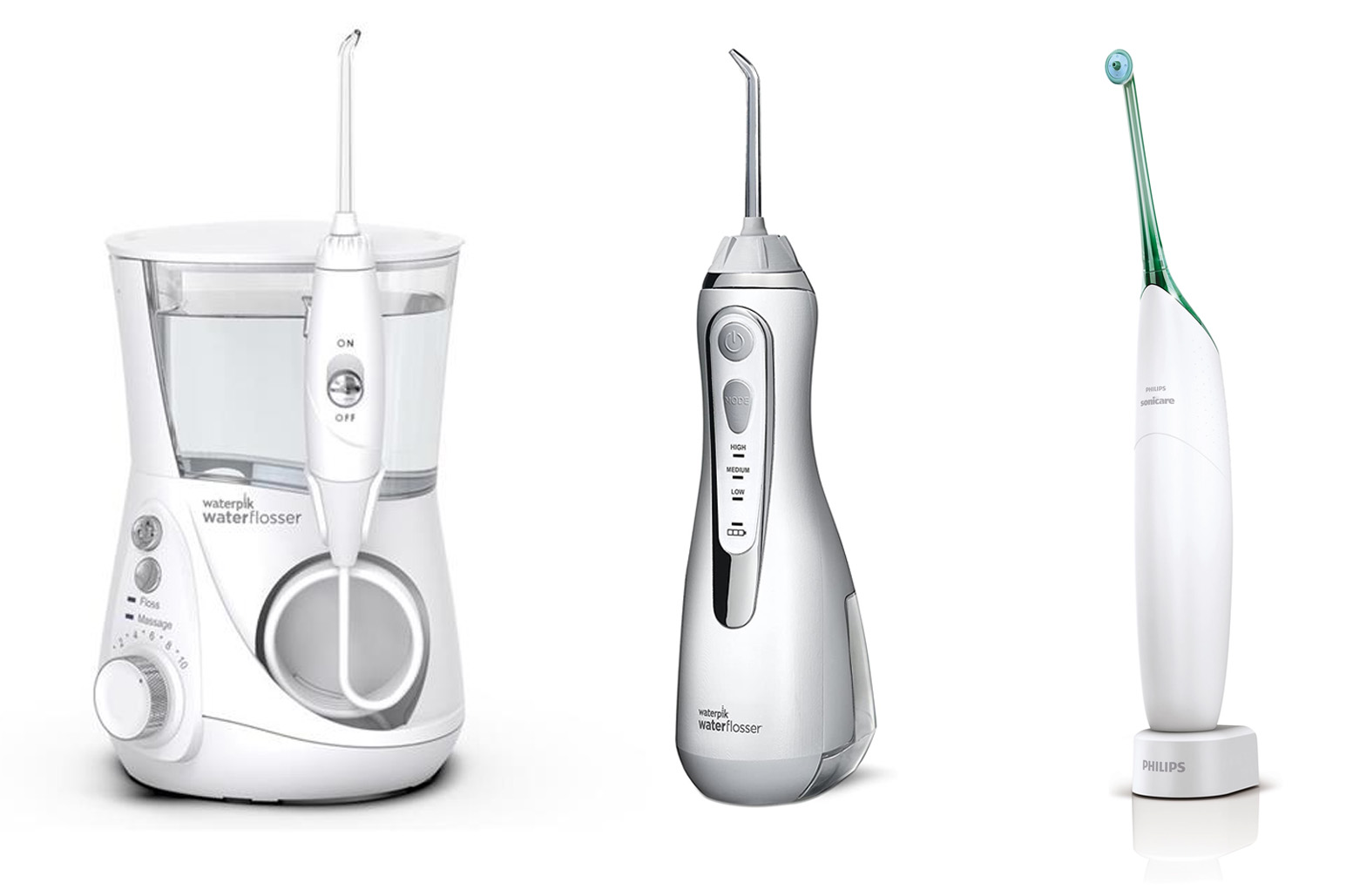 «واتر جت دندان با قطعات قابل جدا شدن و طراحی کاربردی برای حفظ بهداشت دهان و دندان»